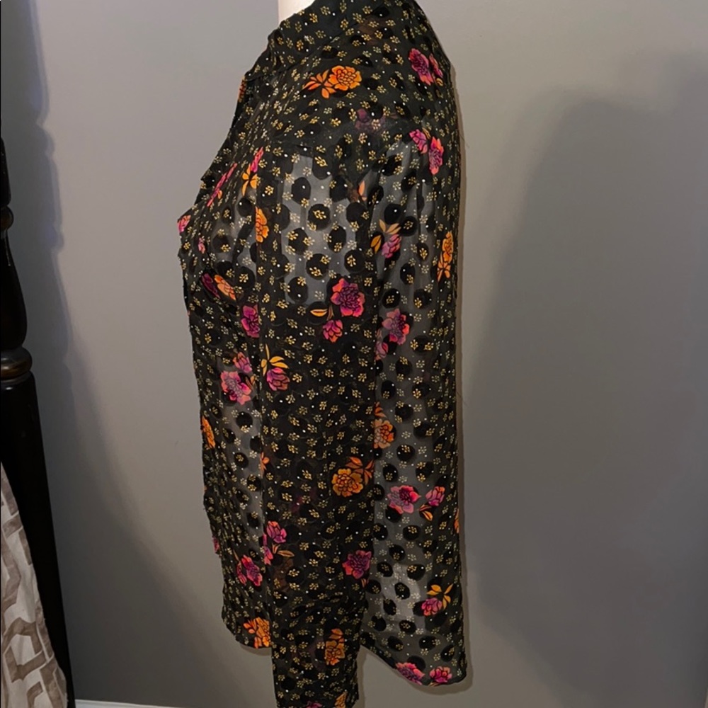 LOFT Polka dot button down - Picture 2 of 5